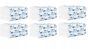 Zestaw Ręcznik do podajnika ZZ biały celuloza Velvet 2w  150 /binda  x6