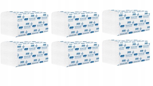 Zestaw Ręcznik do podajnika ZZ biały celuloza Velvet 2w  150 /binda  x6