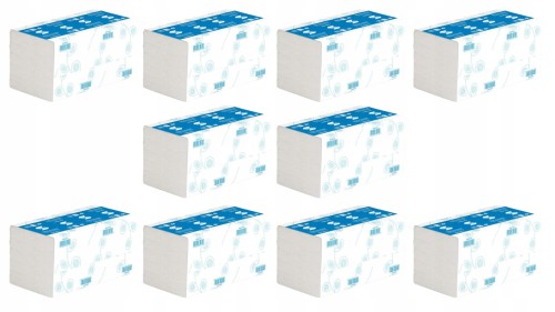 Zestaw Ręcznik do podajnika ZZ biały celuloza Velvet 2w 23x23/binda x10