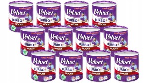 Zestaw Ręcznik papierowy Velvet TURBO 3w a'1szt. x12