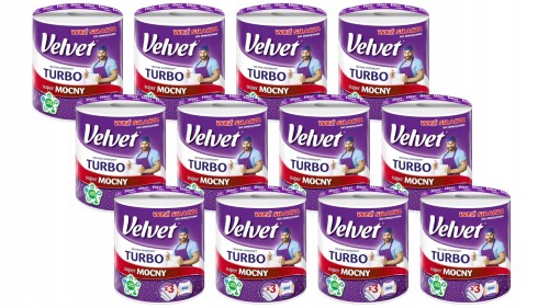 Zestaw Ręcznik papierowy Velvet TURBO 3w a'1szt. x12