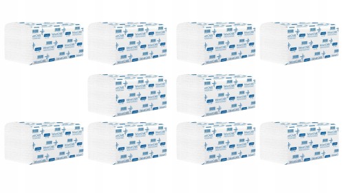 Zestaw Ręcznik do podajnika ZZ biały celuloza Velvet 2w  150 /binda  x10