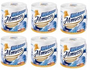 Zestaw Ręcznik papierowy Almusso Huragan 2w a'1szt. x6
