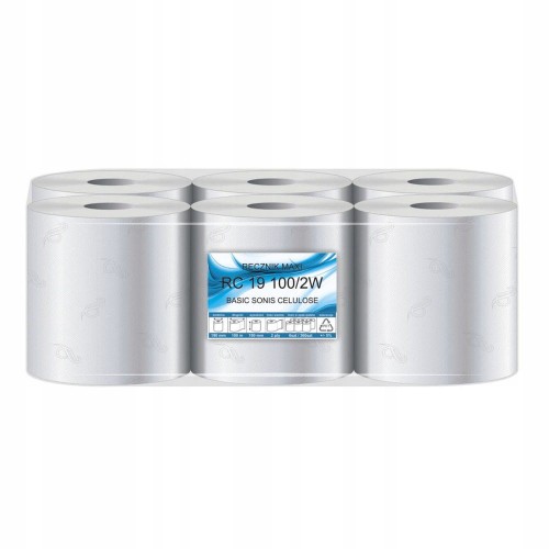 Ręcznik papier.MAXI celuloza 2w a'6szt/ 100m