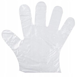 Rękawice foliowe a'100szt. /rozm.L