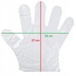 Rękawice foliowe a'100szt. /rozm.L