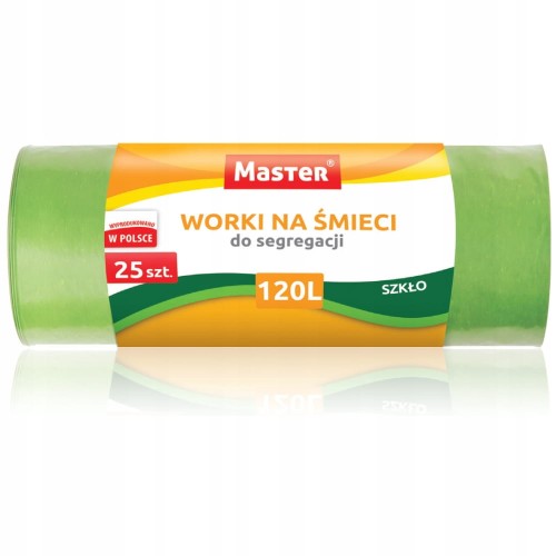 Worki na śmieci odpady 120L a'25 Master S228/ zielone