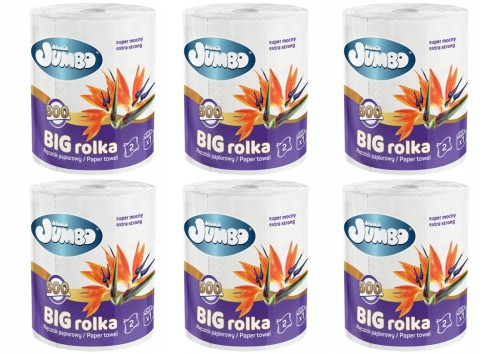 Zestaw Ręcznik papier.BIG 2w/ 500 listków/ 1szt. x6