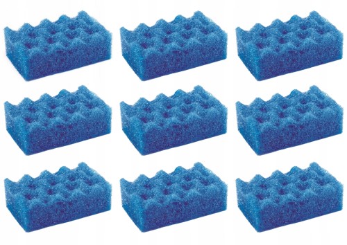 Zestaw Gąbka do kąpieli masażu Master SCRUB (S053) x9