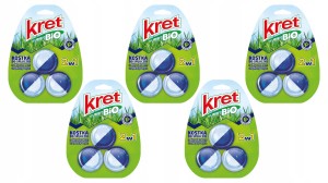 Zestaw Kostka do spłuczki Kret 3x40g  /ocean fresh/2w1 x5