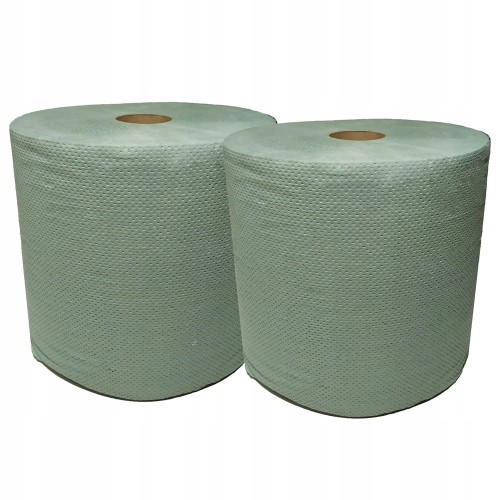 Ręcznik papier.czyściwo ZIELONE a'2szt.