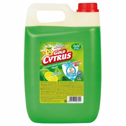 Płyn do naczyń Gold Cytrus 5L lemon