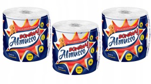 Zestaw Ręcznik papier.Almusso Bombaa! 2w a'1szt. x3