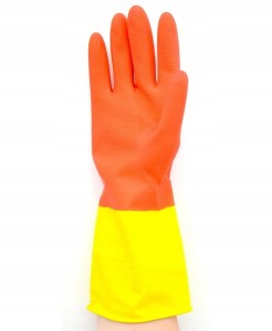 Rękawice gospodarcze Master dwukolorowe S