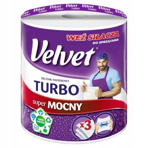 Ręcznik papierowy Velvet TURBO 3w a'1szt.