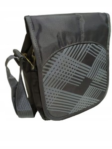 Torba listonoszka uniwersalna na ramię szara 