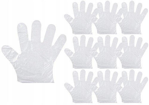 Zestaw Rękawice foliowe a'100szt. /rozm.L x20