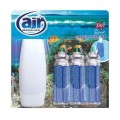 Zestaw Odświeżacz powietrza Air Menline Aqua World 3x15ml + dozownik x3